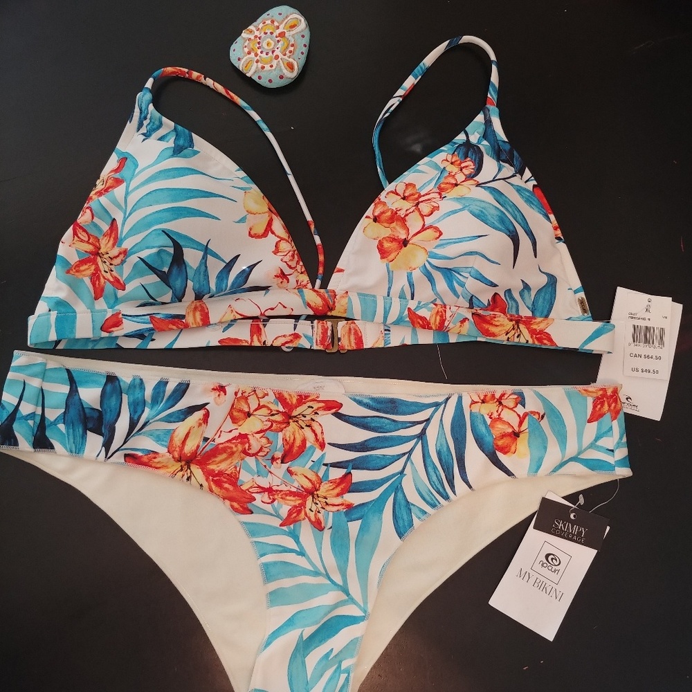 NWT Rip Curl bikini L XL D cup
